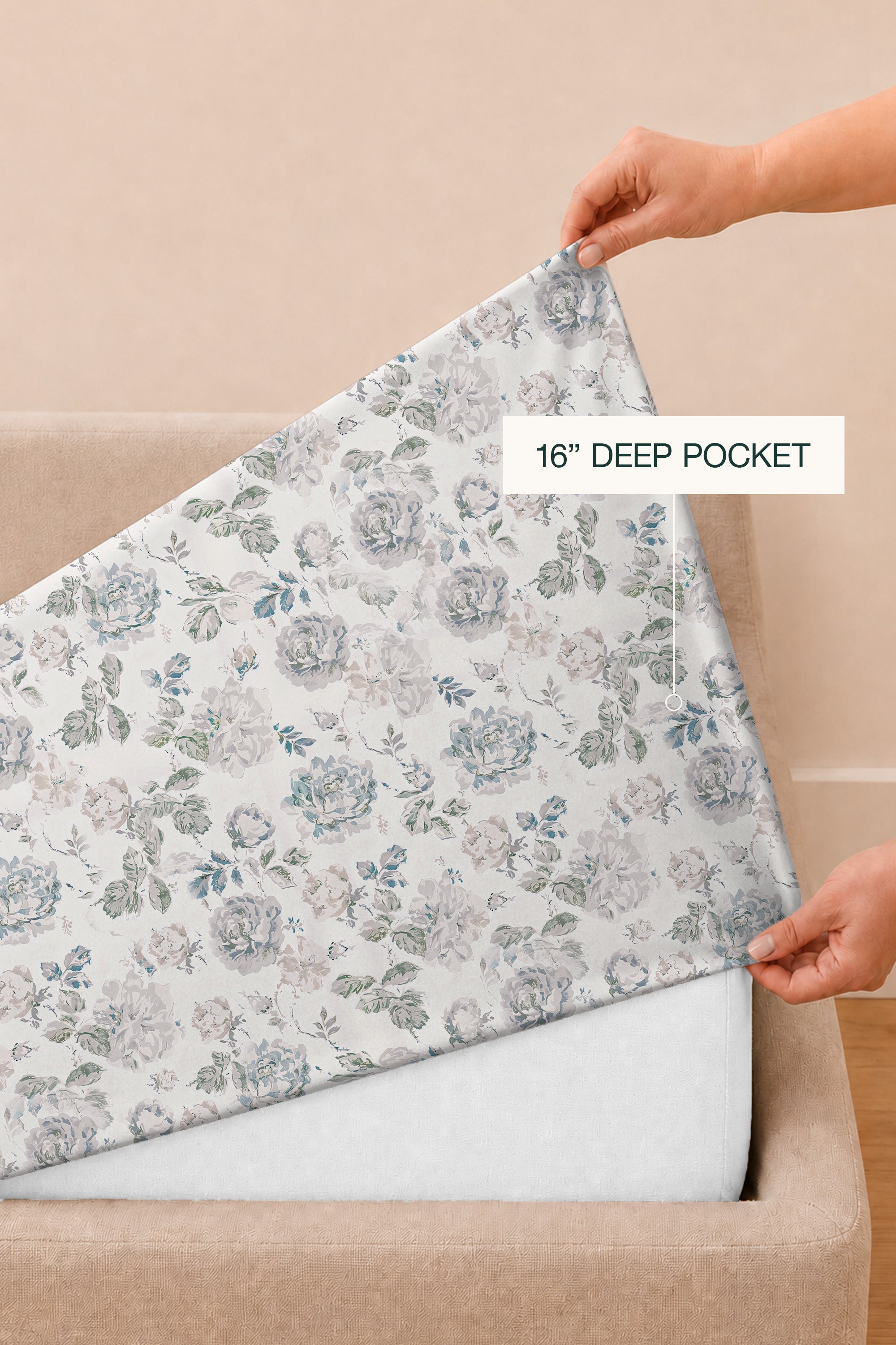 Victorian Splendor Sateen Bed Sheet Set