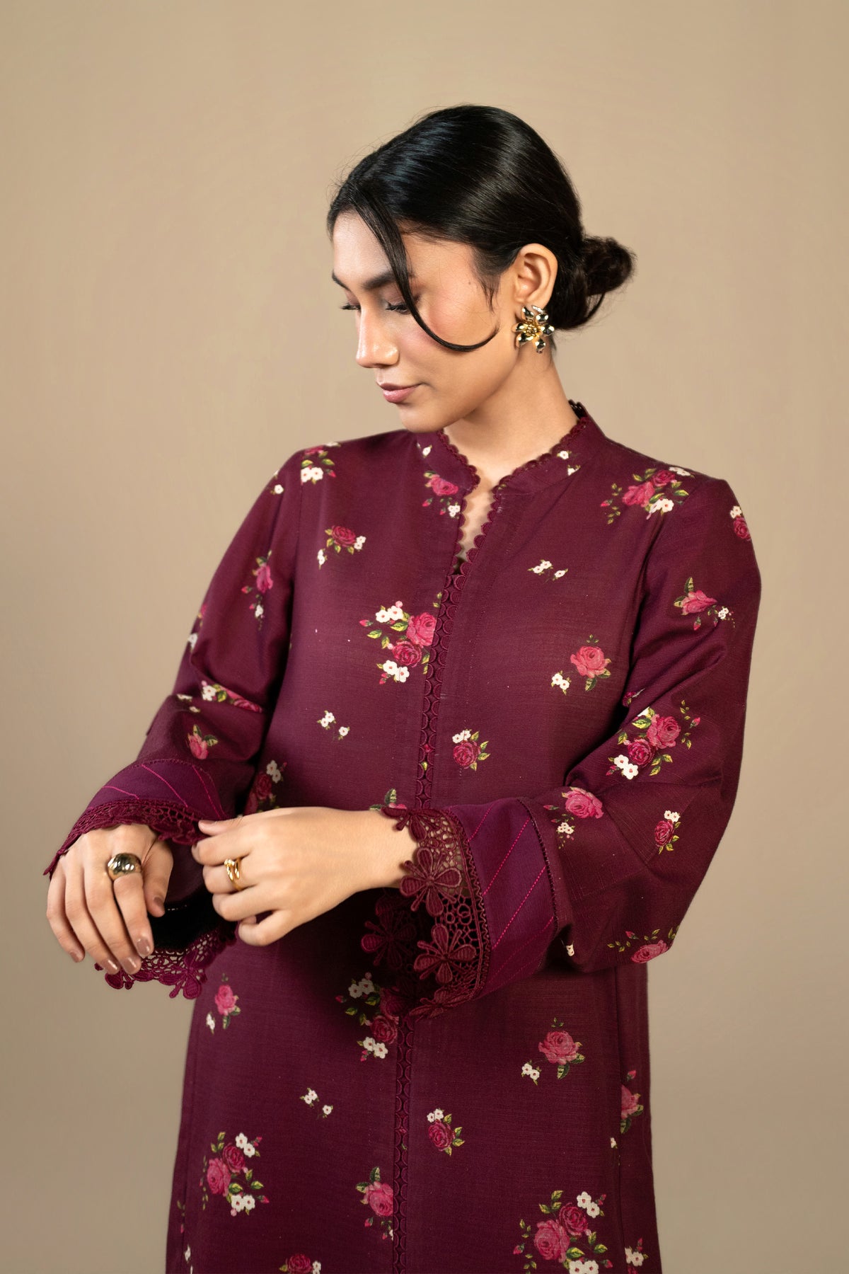 Victorian Wild Wood 3 PC Unstitched
