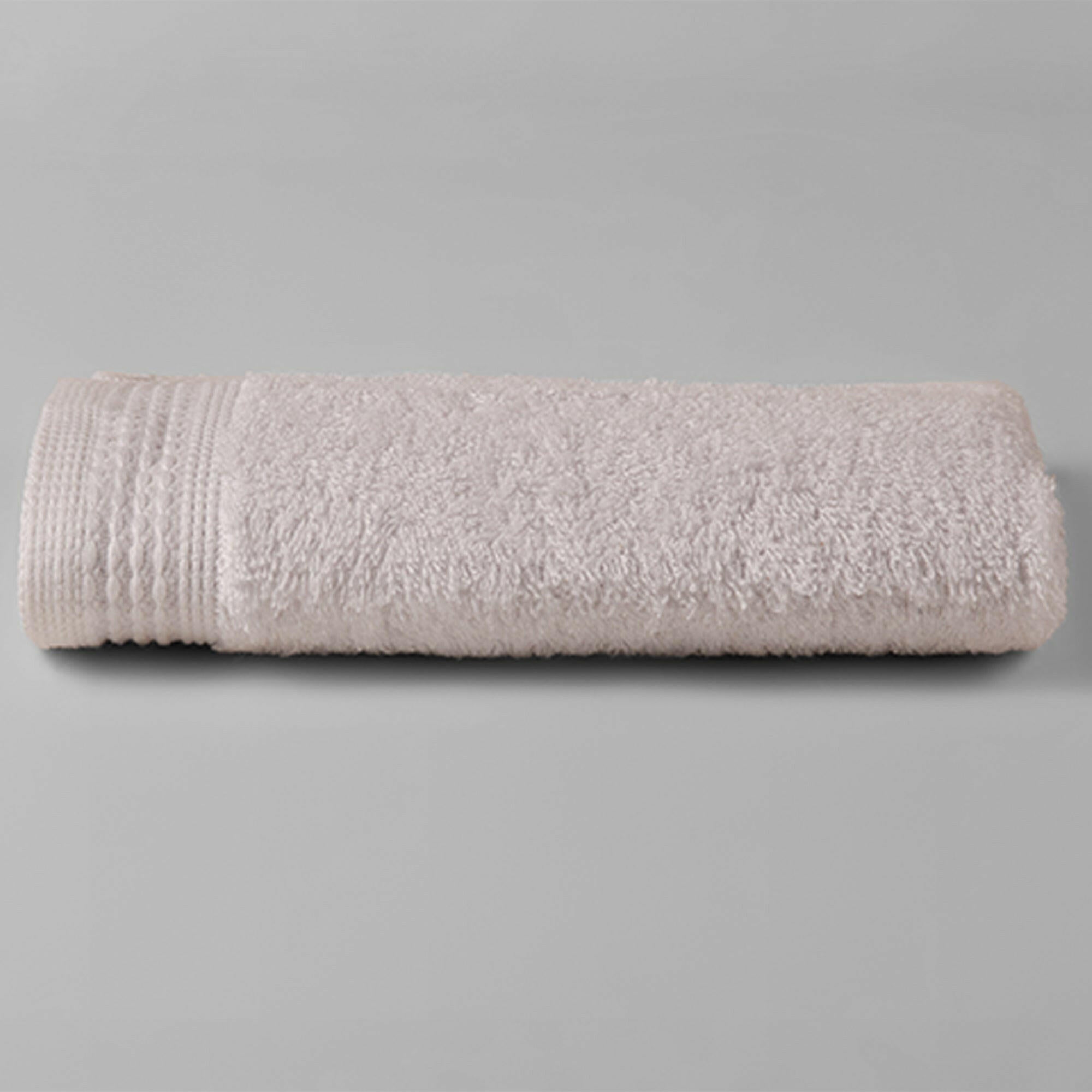 White Chain Stitch Mini Hand Towel - THE LINEN COMPANY