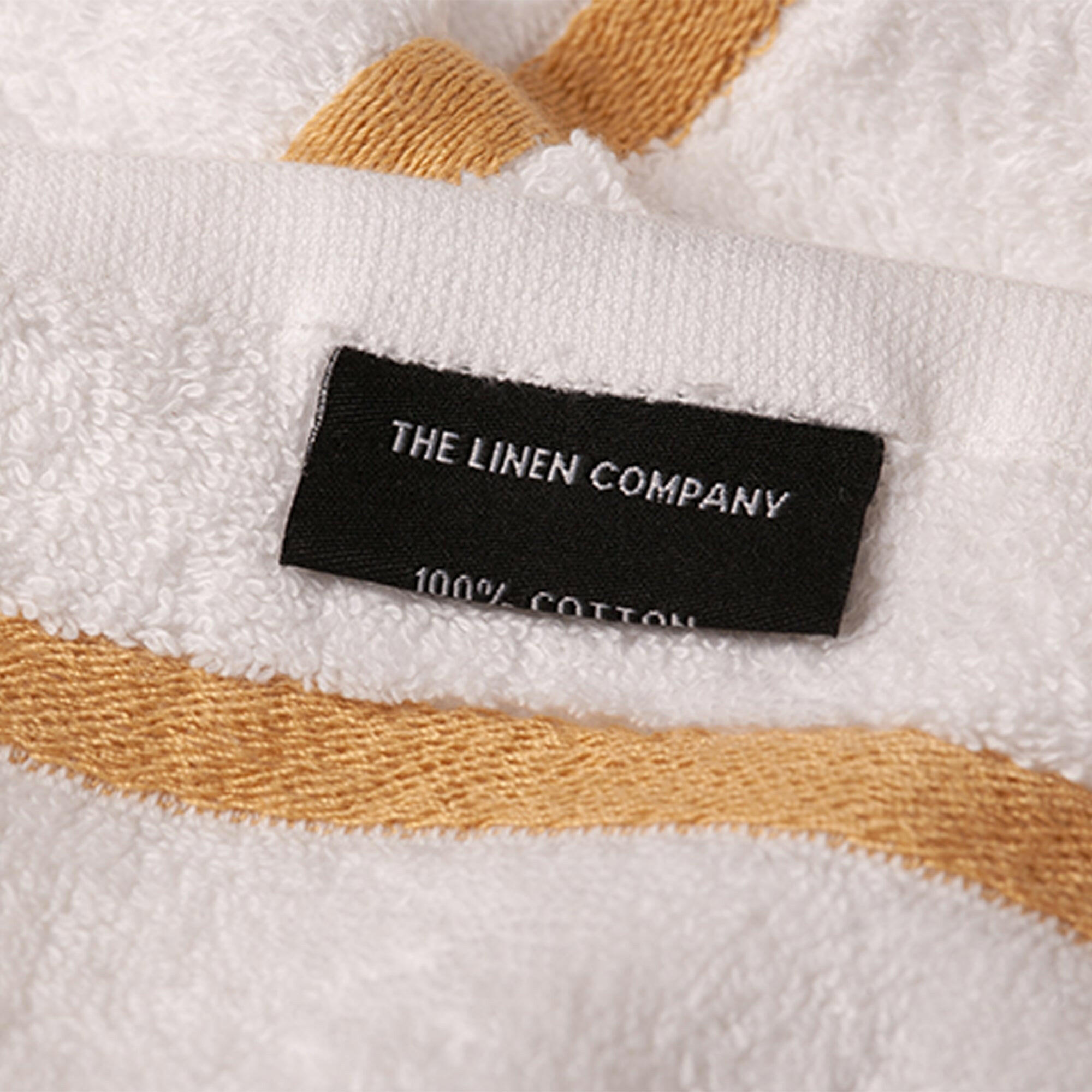 White Double Margin Face Towel - Set of 3 - THE LINEN COMPANY