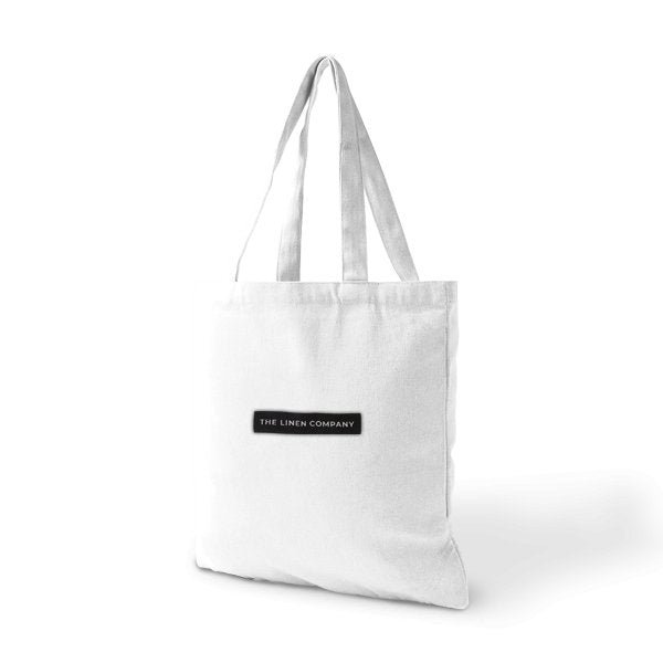 White Fabric Bag - THE LINEN COMPANY