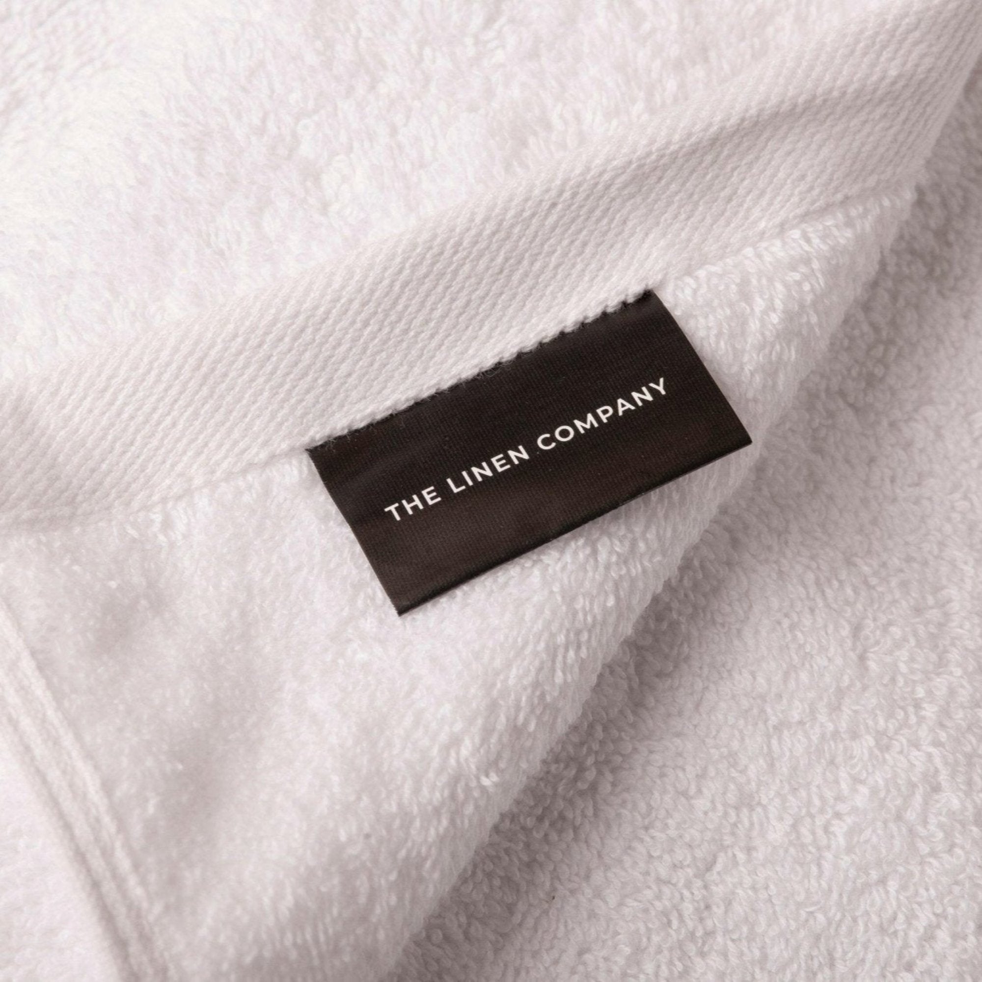 White Plain Bath Towel - THE LINEN COMPANY