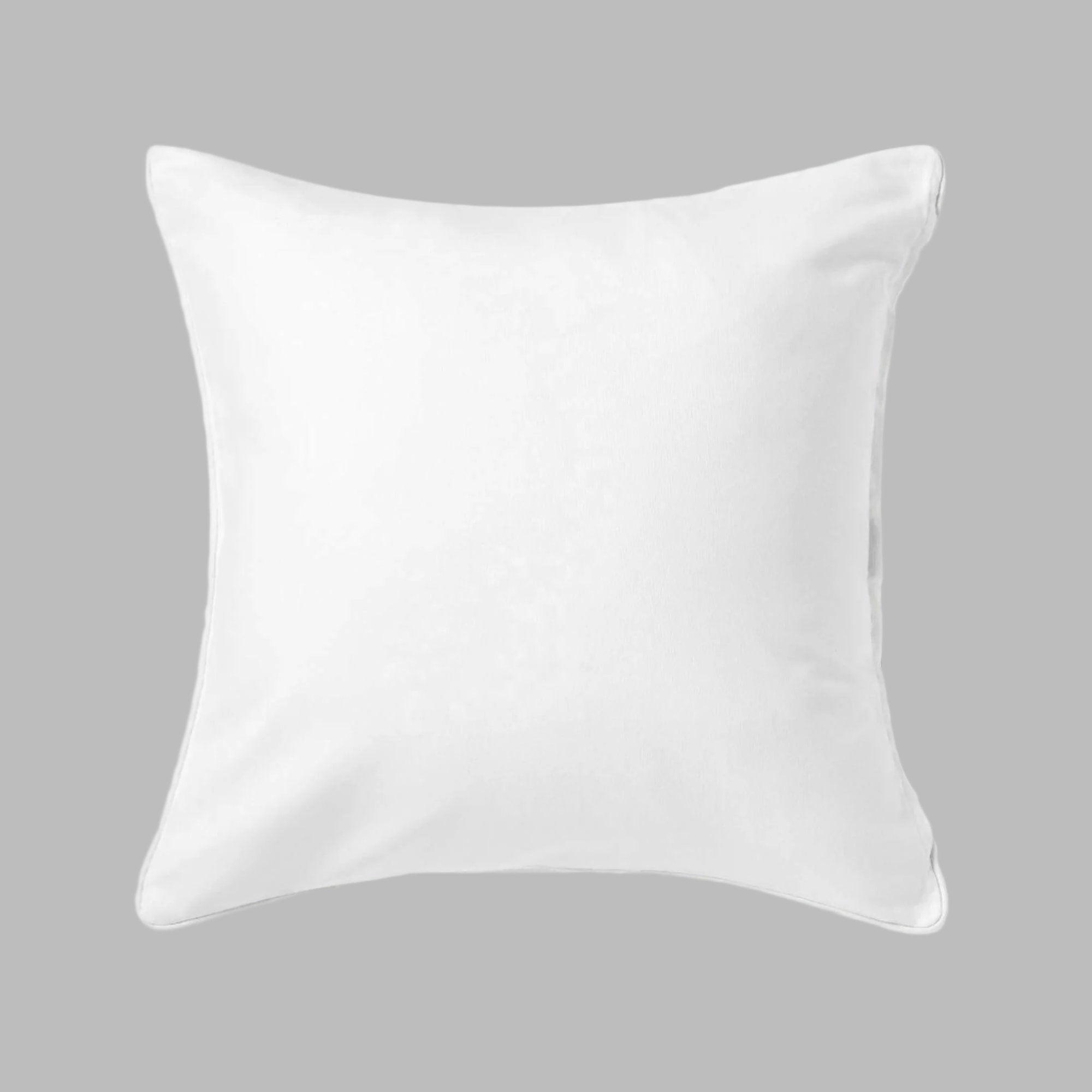 White Solid Cushion Cover - THE LINEN COMPANY