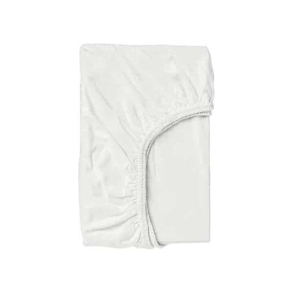 White Solid Fitted Sheet Set - THE LINEN COMPANY