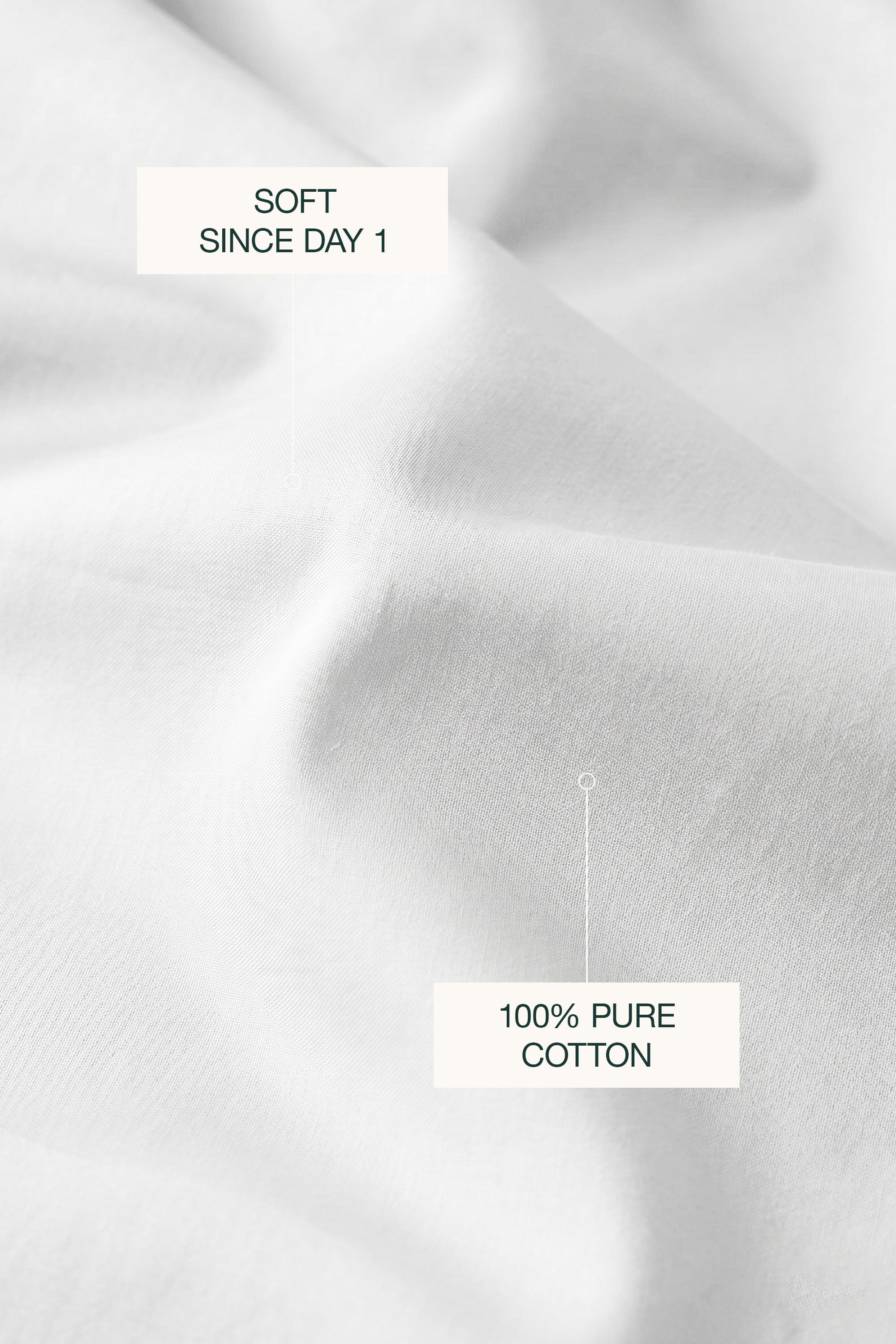 T300 Luxe White Pillowcases