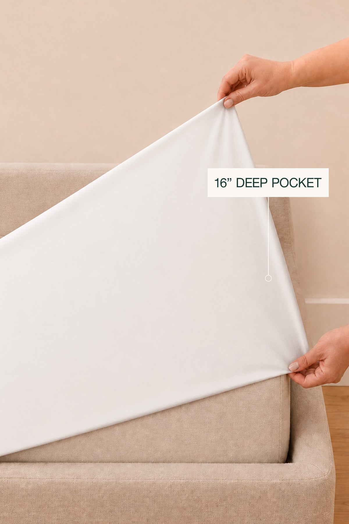 T300 Luxe White Sheet Set