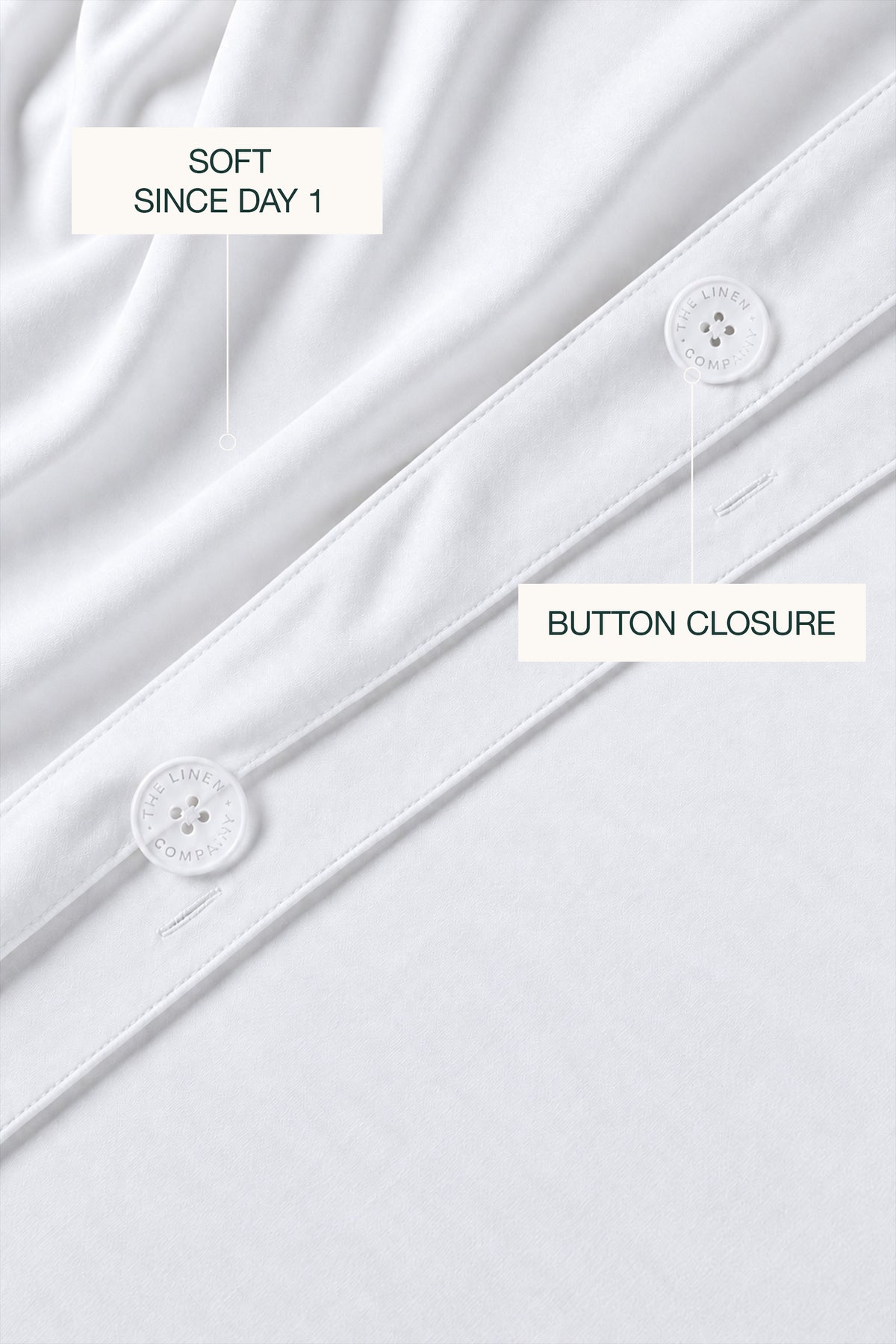 Silky Bamboo White Duvet Set