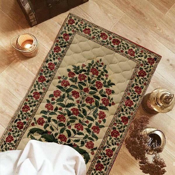 Crimson Paradise prayer mat